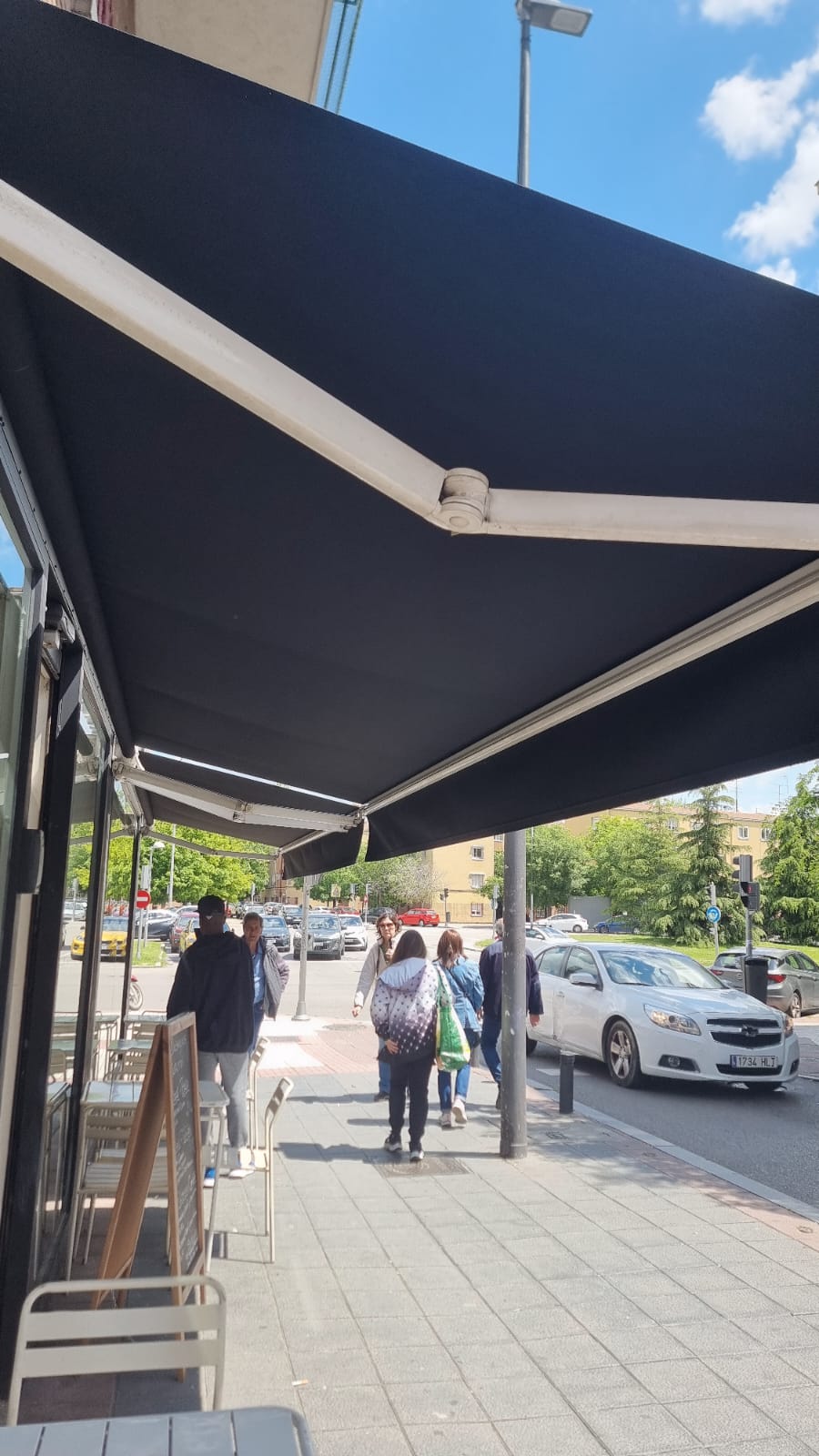 Toldo instalado