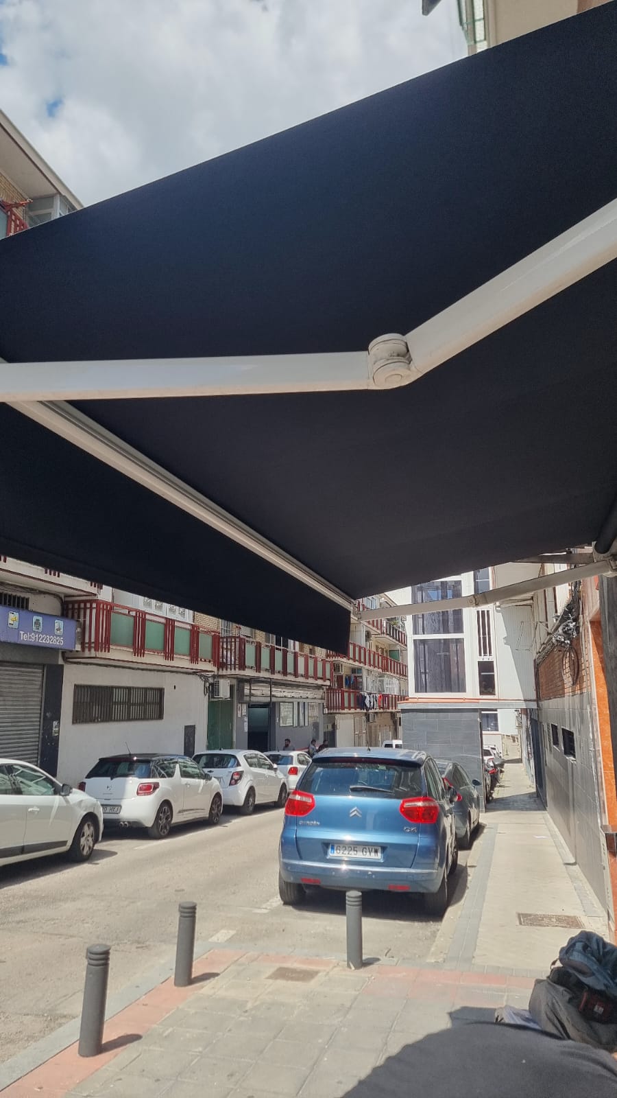 Toldo instalado