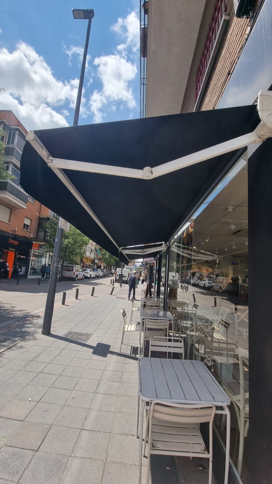 Toldo instalado