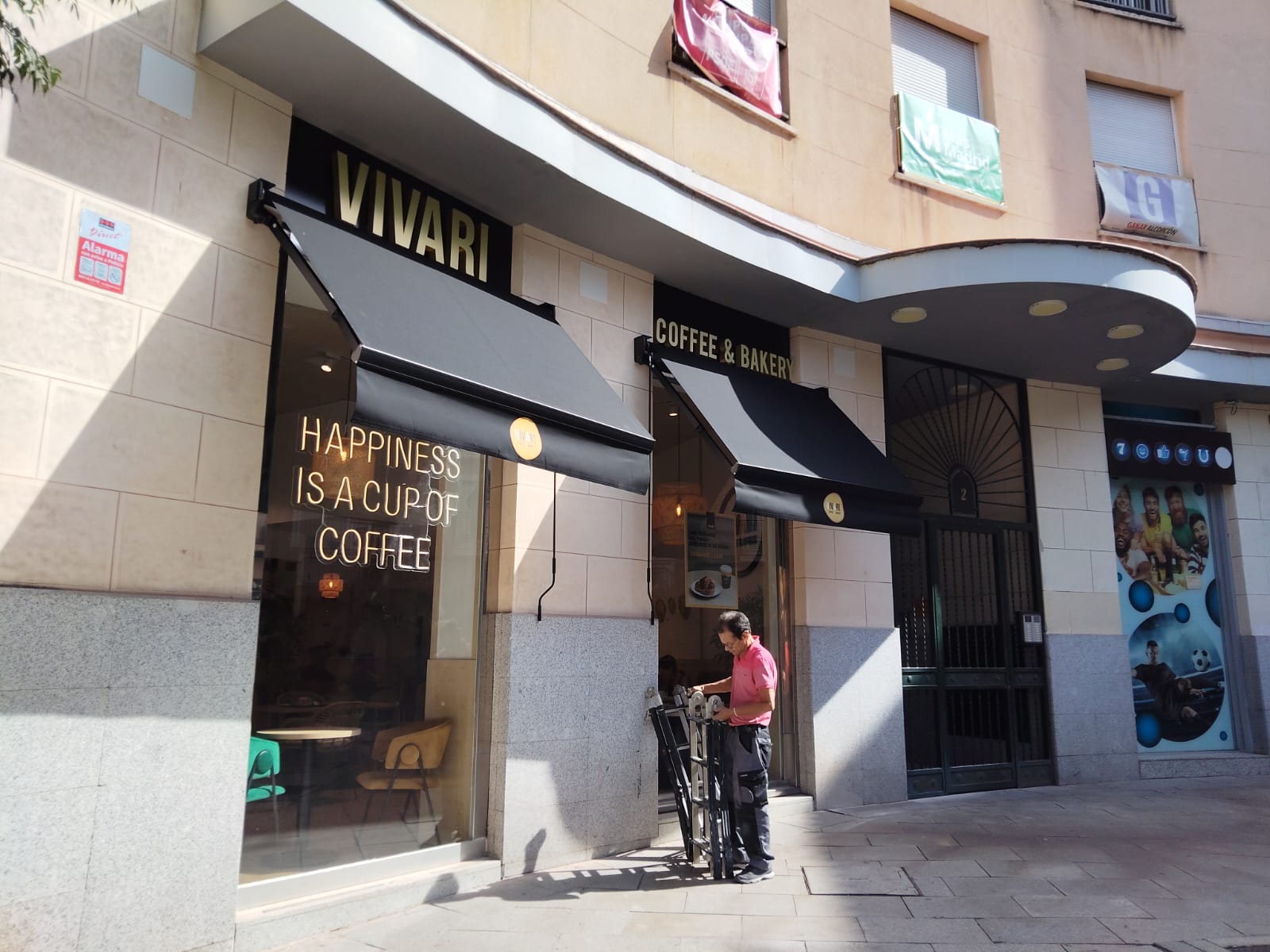 Toldo instalado
