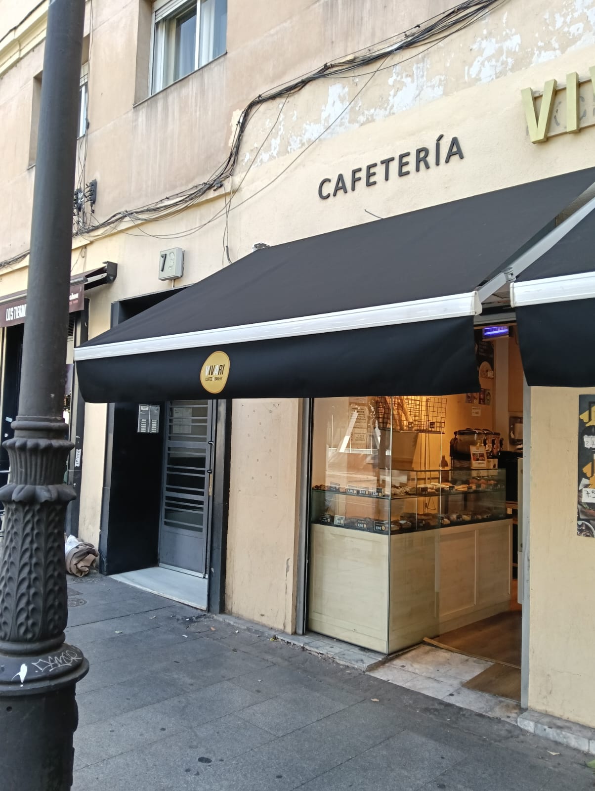 Toldo instalado